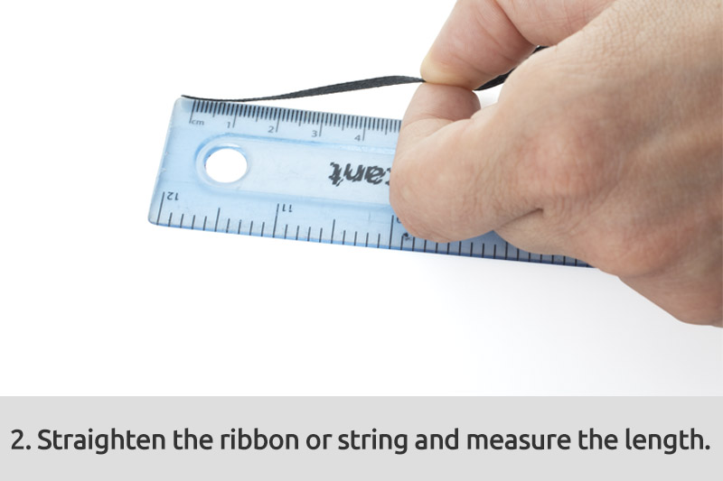 Measuring the Finger for the Oval-8 Finger Splint