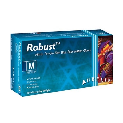 Aurelia Robust Medical Grade Nitrile Gloves 93859-9 (Pack of 100)
