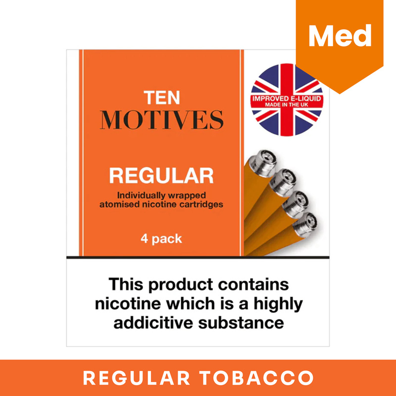ten motives regular disposable electronic cigarette 10 Motives Refills from £5.17 per Pack