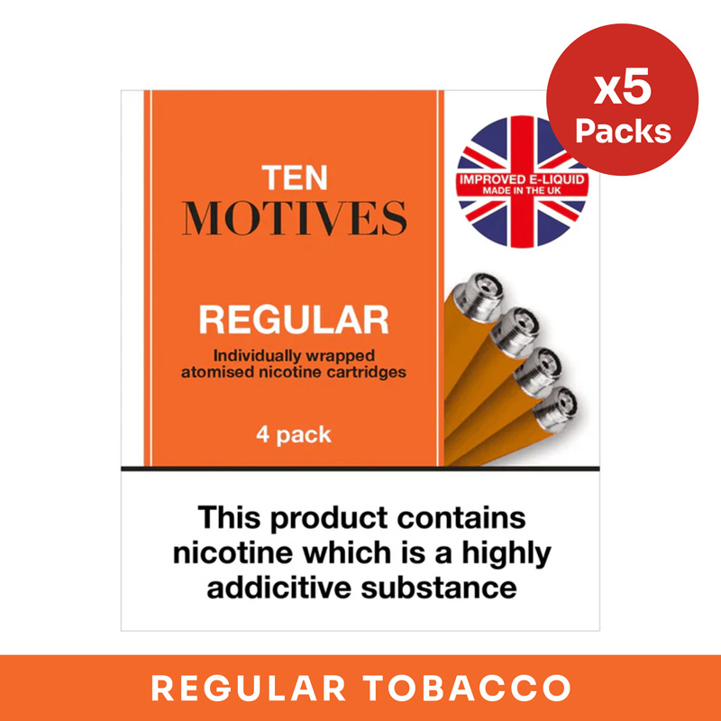 10 motives rechargeable electronic cigarette sainsbury's 10 Motives Tobacco Cartridges 5pk