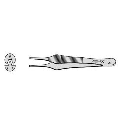 Adson Dissecting Forceps With 1 Into 2 Teeth 180mm Straight