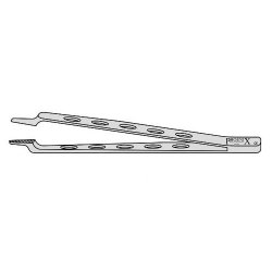 Jean Dissecting Forceps With Serrated Jaws 180mm Straight