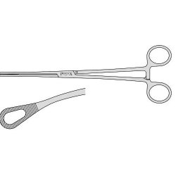 Foerster Dressing And Sponge Holding Forceps With Serrated Jaws And Box Joint 240mm Curved