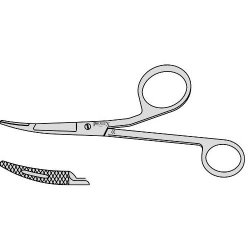 Gillies Needle Holder With Right Hand Scissor Screw Joint 160mm Curved
