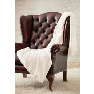 Heat Holders Luxury Fleece Thermal Blanket - White Sand