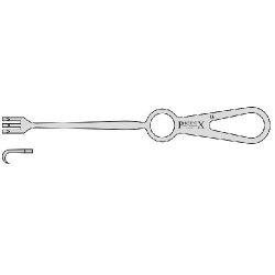 Volkmann Retractor With 3 Sharp Prongs 215mm