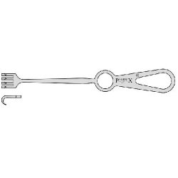 Volkmann Retractor With 4 Sharp Prongs 215mm