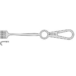Volkmann Retractor With 5 Sharp Prongs 215mm