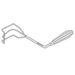 Ross Modified Cooley Atrial Retractor Right Hand Side 50mm Wide Large 240mm