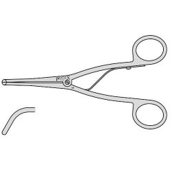 Bowlby Tracheal Dilating Forceps Adult Size 140mm Curved