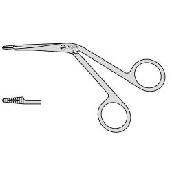Hartmann Aural Dressing Forceps Simple Pattern With A Serrated Jaw And A Screw Joint 140mm