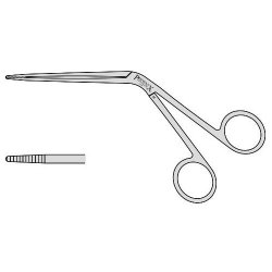 Tilley Aural Dressing Forceps With Serrated Jaws 150mm
