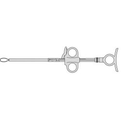 Eve Nasal Tonsil Snare Ratchet Type With A Chrome Plated Finish 280mm Straight