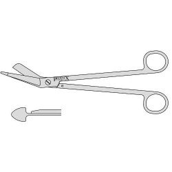 Bergmann Plaster Shears/ Bandage Scissor With Angular Blades 230mm