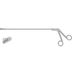 Brocks Biopsy Forceps With Crocodile Action With Straight Sharp Cup Jaws 350mm Effective Shaft Length