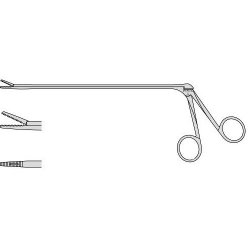 Mathieu Urethral Grasping Forceps With Crocodile Action And Serrated Jaws With 280mm Shaft
