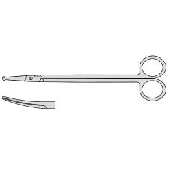 Strully Tonsil Scissors 190mm Curved