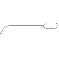 Guyon Catheter Introducer Curved With A 4mm Diameter Tip 430mm