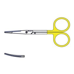 Kilner Scissors With Tungsten Carbide Jaws 115mm Curved