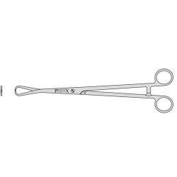 Rotunda Hospital Pattern Vulsellum Forceps With 1 Into 1 Teeth And A Screw Joint 250mm Straight