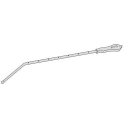 Simpson Uterine Sound Malleable With A Inch Graduated Shaft And A Silver Plated Finish 320mm
