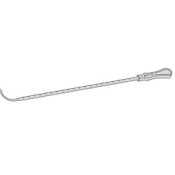 Galabin Uterine Sound Malleable With A Cm Graduated Shaft And A Silver Plated Finish 320mm