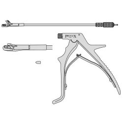 Uni Townsend Biopsy Punch Forceps Crocodile Action 230mm Effective Length With Rotating Punch Complete Upward Angle Cut 2.3 x 5mm 230mm