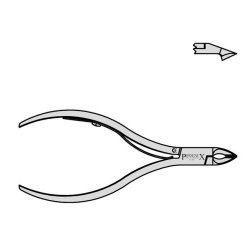 Cuticle Nipper Screw Joint And Single Spring 100mm