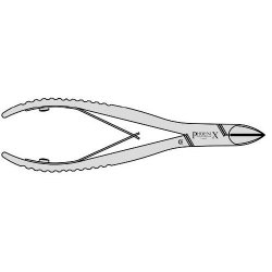 Straight German Pattern Nail Nipper Box Joint With Square Handle 140mm Straight