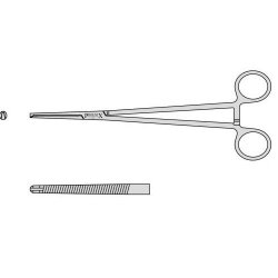 Bengolea Artery Forceps 1 Into 2 Teeth With Serrated Jaws 200mm Straight