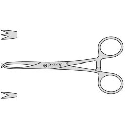 Chaput Artery Forceps 2 Into 3 Teeth With Screw Joint 140mm Straight