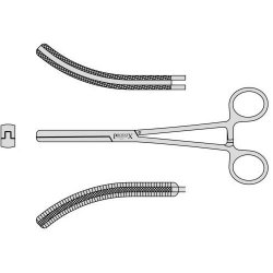 Fergusson Angiotribe Artery Forceps With Box Joint 200mm Curved