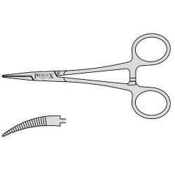 Jolls Artery Forceps With Box Joint 145mm Curved