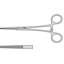 Kelly Rankin Artery Forceps With Box Joint 160mm Straight