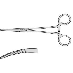 Kelly Rankin Artery Forceps With Box Joint 160mm Curved