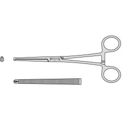 Kocher Artery Forceps With Box Joint 1 Into 2 Teeth 150mm Straight