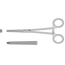 Mayo Oschner Artery Forceps With Box Joint 1 Into 2 Teeth 180mm Straight