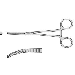 Mayo Oschner Artery Forceps With Box Joint 1 Into 2 Teeth 190mm Curved
