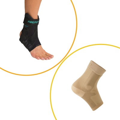 Aircast AirSport and OrthoSleeve AF7 Sport and Recovery Bundle