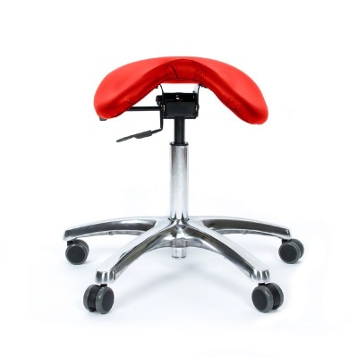 BetterPosture BP1465 Red Ergonomic Saddle Chair
