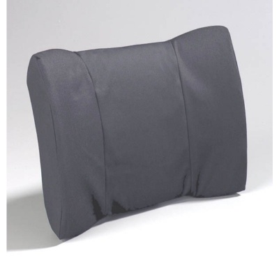 Motor Trend Lumbar Back Support Seat Cushion – Orthopedic Memory Foam (Gray) With Elastic Straps
