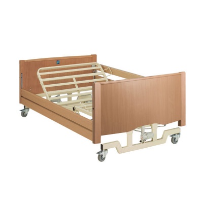 Sidhil Bradshaw Bariatric Low Nursing Home Care Bed with Side Rails