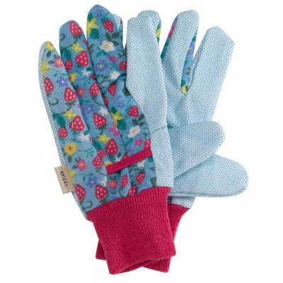 Briers Ladies Strawberry Garden Dotty Grip Gardening Gloves