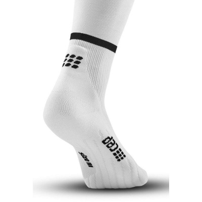 CEP Tall White Compression Running Socks For Women