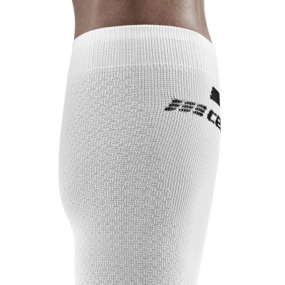 CEP Long White Compression Running Socks For Men
