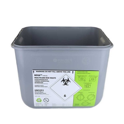 Daniels WIVA Infinity Grey 30-Litre Clinical Waste Container (Bin Only)