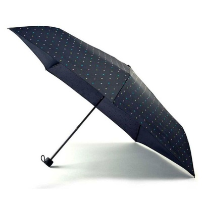 Fulton Aerolite Lightweight Compact Umbrella for Women (Spot Pattern)