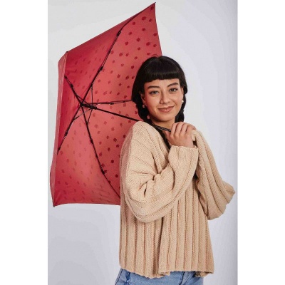 Fulton Aerolite Lightweight Compact Umbrella for Women (Rose Bud)