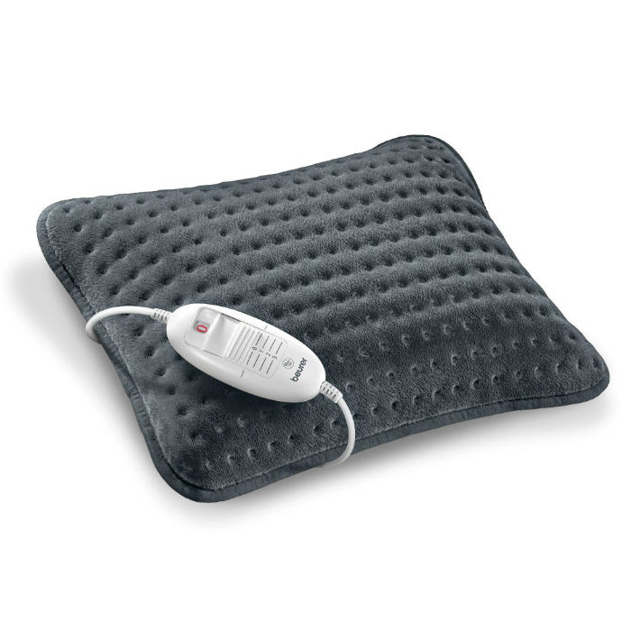 Beurer Grey Electric Heated Cushion HK48