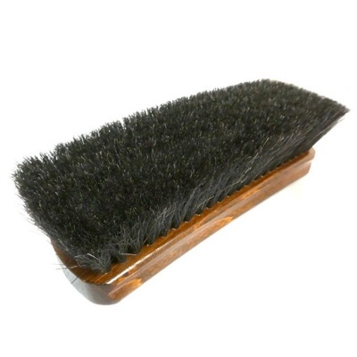 Hewitts Horse-Hair Leather Butler Brush (Multiple Colours)